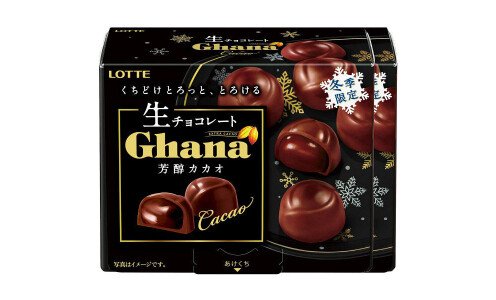 LOTTE Ghana Nama Chocolate Houjun Cacao — сезонный живой шоколад