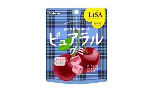 KABAYA Pureral Gummy Tart Cherry — фруктовый мармелад со вкусом вишни