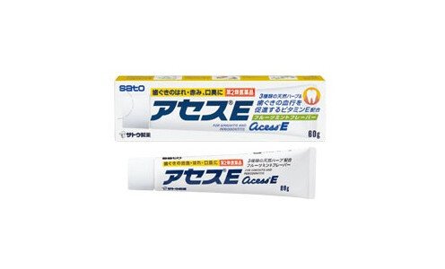 SATO Acess E, Medicated — лечебная паста против болезней дёсен.