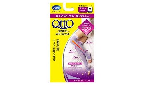 Dr SCHOLLS Mediqtto neru nagara long — ночные компрессионные чулки, M size.