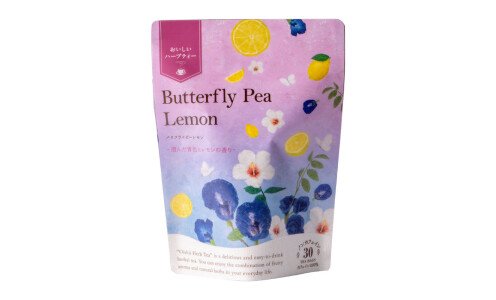 TREE OF LIFE Tasty Herb Tea Butterfly Pea Lemon — фиолетовый чай с лимоном 