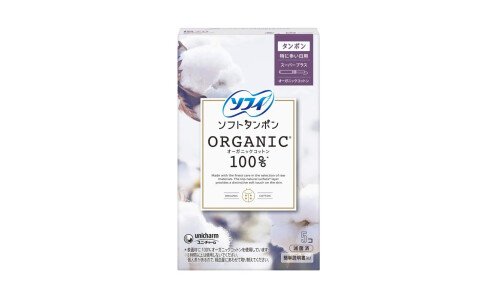 UNICHARM Sofy Soft Tampon Organic Cotton Super Plus — тампоны из органического хлопка, для очень обильных выделений