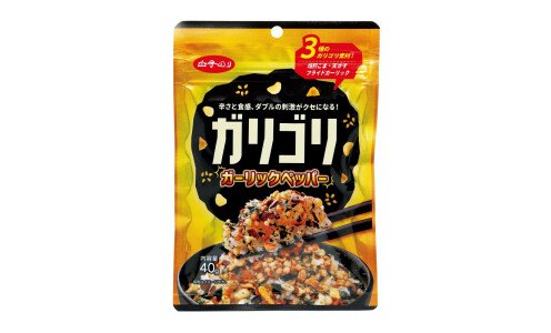 SHIRAKONORI Garigori Garlic Pepper — острое фурикаке с чесноком и черным перцем