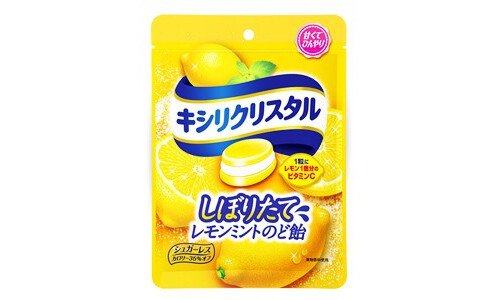 XYLICRYSTAL Lemon Mint — леденцы без сахара со вкусом лимона и мяты, с повышенным содержанием витамина С