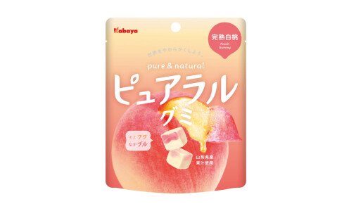 KABAYA Pureral Gummy — фруктовый мармелад со вкусом спелого персика