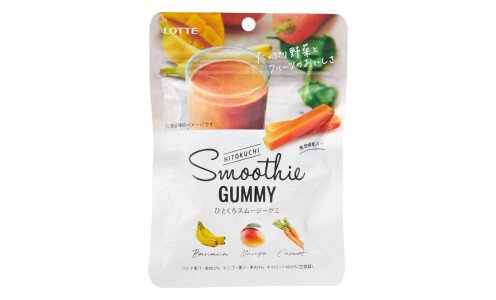 LOTTE Smoothie Gummy — жевательные конфеты с овощами и фруктами