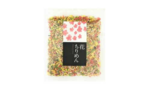 FUTABAEN Ajikurabe Furikake Hana Chirimen — разноцветное фурикаке из овощей