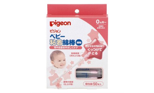 PIGEON Cotton Swabs — ватные палочки с липкой поверхностью