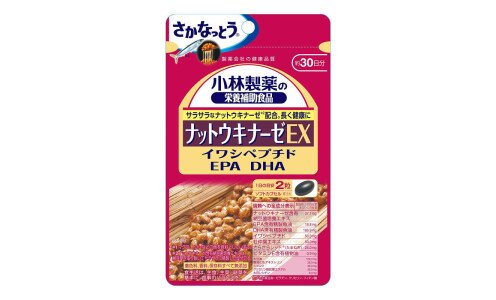 KOBAYASHI Nattokinase EX — комплекс ферментов натто и омега-кислот