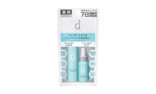 SHISEIDO d program Balance care set — набор миниатюр балансирующего ухода