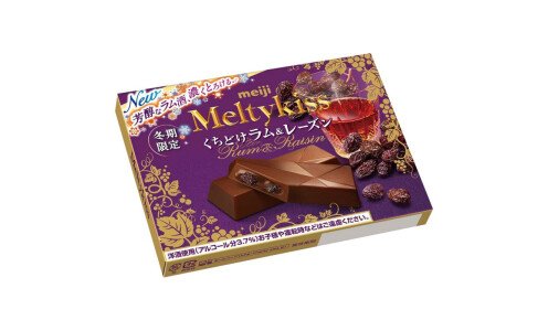 MEIJI Melty Kiss Rum&Raisin — шоколад с ромовым изюмом