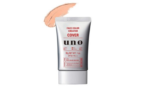 SHISEIDO UNO Face Color Creator Cover — легкий маскирующий Bb крем с защитой от солнца
