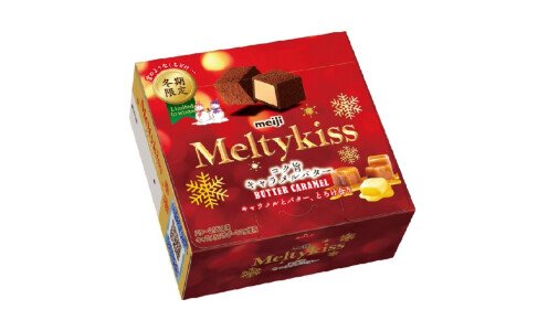 MEIJI Melty Kiss Butter Caramel — сезонный шоколад с начинкой из сливочной карамели