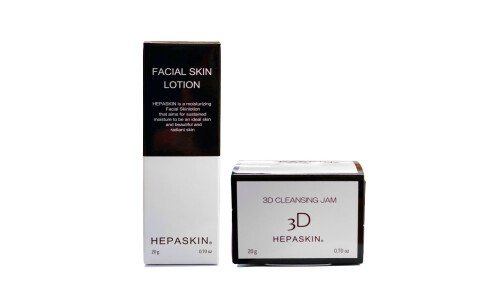 HEPASKIN Lotion and Cleansing Jam Trial Set — мини набор  из джема для очищения кожи и лосьона