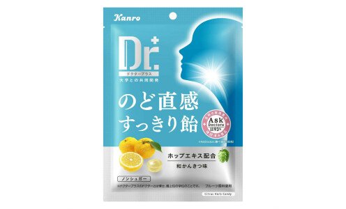 KANRO Doctor +  —  леденцы для горла с экстрактом хмеля