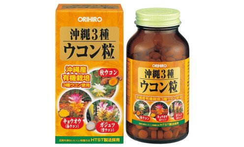ORIHIRO Okinawa Тurmeric 3 Types — комплекс куркумина 3 видов