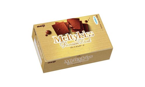 MEIJI Melty Kiss Premium Dark — конфеты из горького шоколада