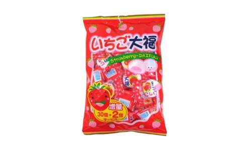 YAOKIN Ichigo Daifuku — маршмеллоу клубничные даифуку