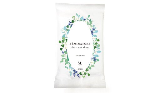 VENUS LAB Feminature Clear Wet Sheet — очищающие салфетки для интимной гигиены
