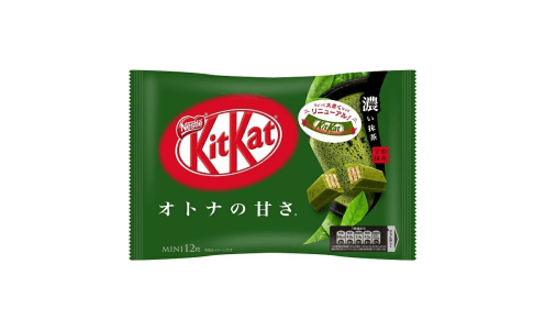 NESTLE Kit Kat matcha — вафли с зеленым чаем