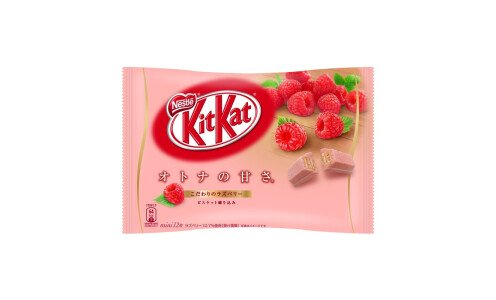 NESTLE Kit Kat Raspberry — вафли с малиновой глазурью