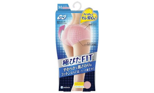 UNICHARM Sofy Kyoku Pita Fit (natural fit) — белье для критических дней (цвет розовый)
