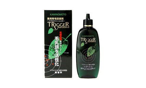KAMINOMOTO Trigger — лосьон для кожи головы против выпадения волос и для стимуляции роста новых волос.