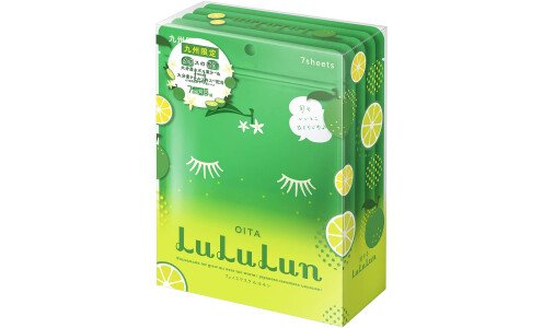 LULULUN Travel Lululun Sheet Mask, Kyushu Kabosu — увлажняющие маски для кожи с расширенными порами 