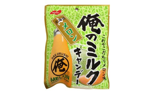 NOBEL Ore no Milk Candy Hokkaido Melon — сливочная карамель с дыней