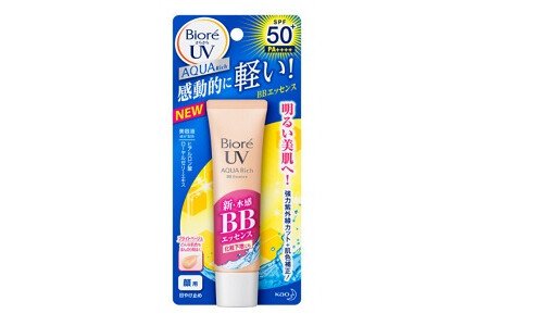 KAO Biore Aqua Rich Bb Essence SPF 50 + PA++++ — тонированный санскрин для лица