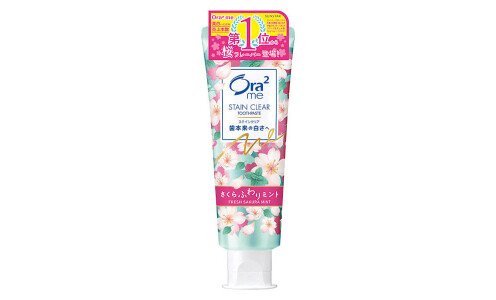 SUNSTAR Ora2 Me Fresh Sakura Mint — зубная паста со вкусом сакуры