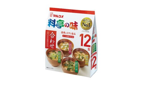 MARUKOME Katei no Aji Misoshiru — набор мисо-супов, 12 порций