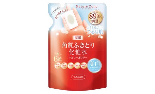 NARIS UP Nature Conc Clear Lotion — отшелушивающий и увлажняющий тоник, сменный блок